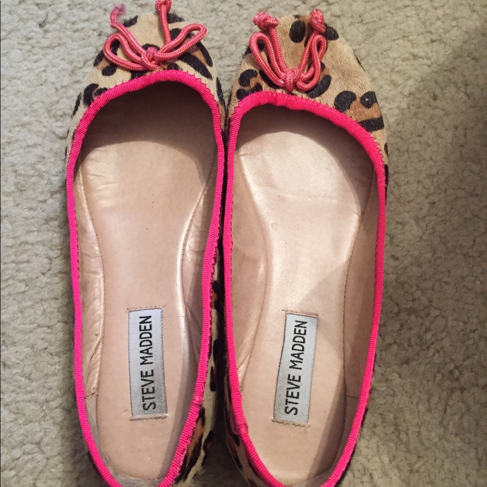 6.5 Leopard Print Flat from Steve Madden